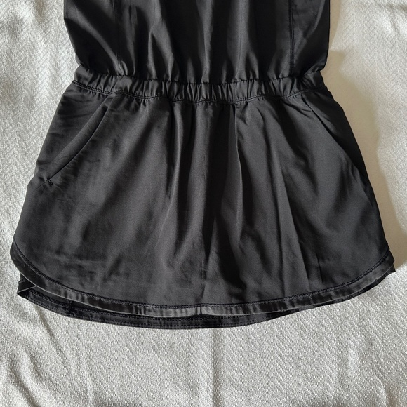 Lululemon Running Onesie, Romper, Tennis Dress, Coverup, Size 4, Black - Picture 8 of 15